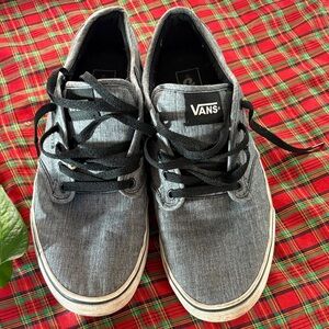 Vans Men's Black and Gray Sneakers